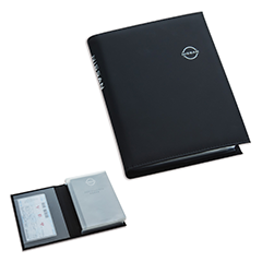 車検証ケース（A6サイズ対応）NISSANロゴ（ブラック）