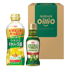日清オイリオ　オリーブオイル＆ヘルシーオイルギフト